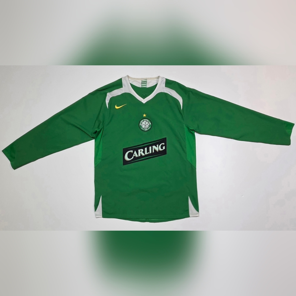 Vintage Nike Celtic FC 2005 Carling Away Jersey Medium Authentic Licensed
